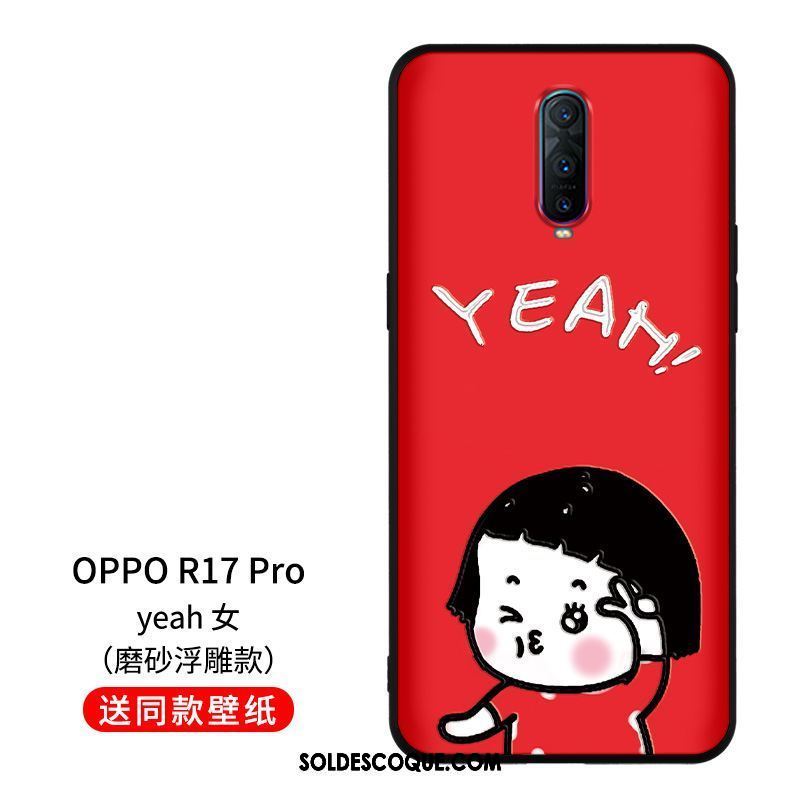 Coque Oppo R17 Pro Incassable Dessin Animé Amoureux Silicone Nouveau En Vente