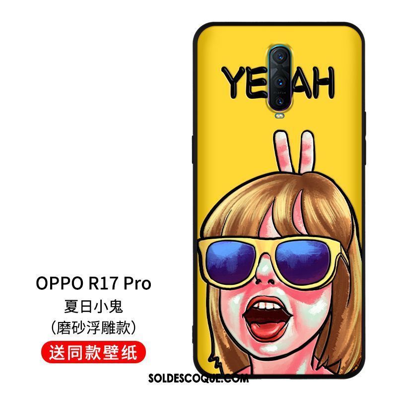 Coque Oppo R17 Pro Incassable Dessin Animé Amoureux Silicone Nouveau En Vente