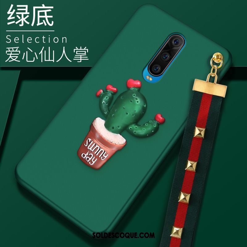 Coque Oppo R17 Pro Incassable Protection Tout Compris Vert Fluide Doux Pas Cher