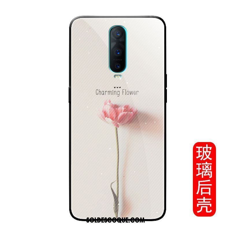 Coque Oppo R17 Pro Manuel Rose Vert Verre Frais En Vente