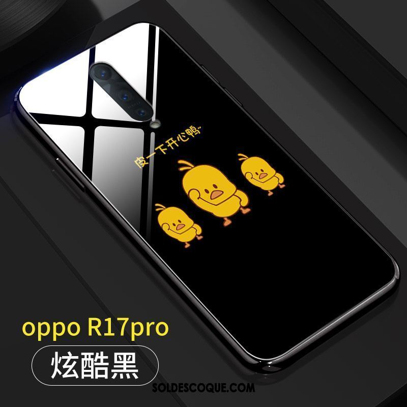 Coque Oppo R17 Pro Miroir Marque De Tendance Drôle Verre Canard Soldes