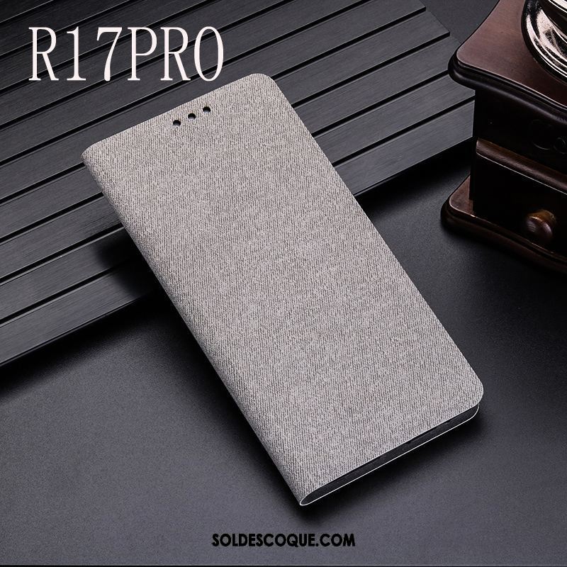 Coque Oppo R17 Pro Protection Classic Téléphone Portable Gris Incassable Pas Cher
