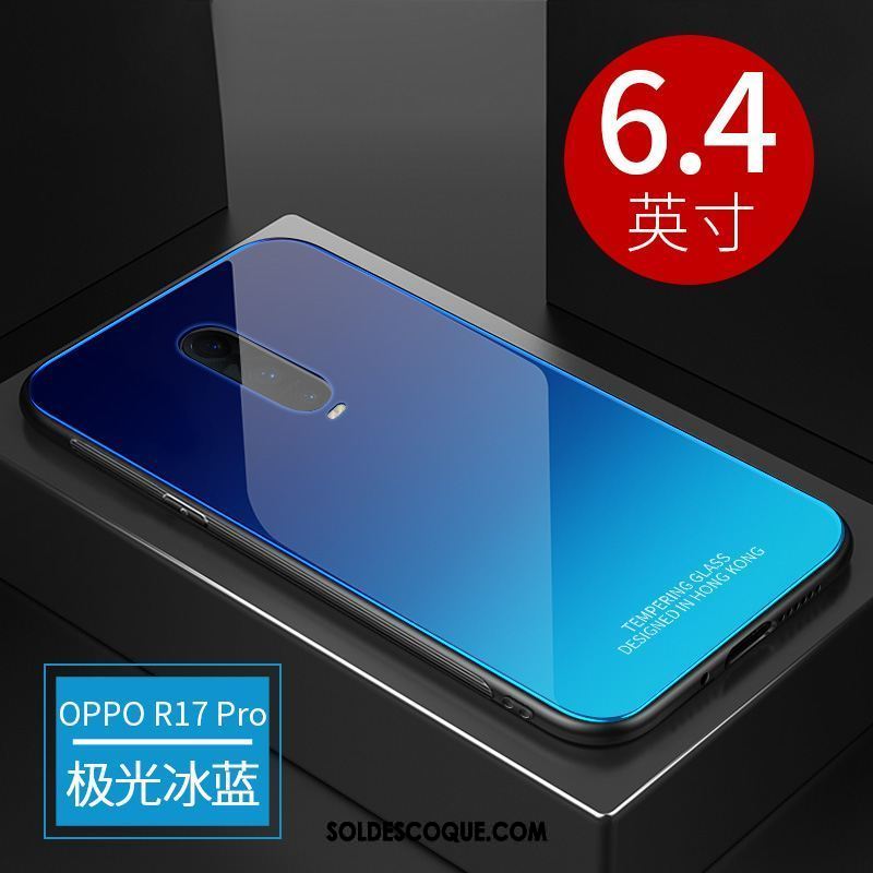 Coque Oppo R17 Pro Protection Créatif Verre Trempé Étui Personnalité France