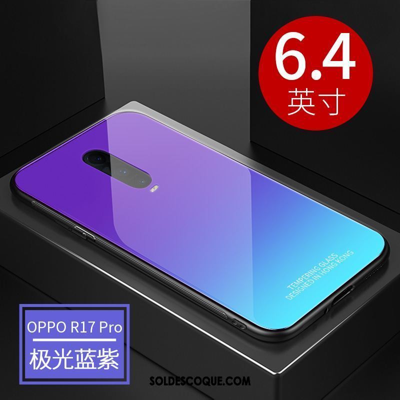 Coque Oppo R17 Pro Protection Créatif Verre Trempé Étui Personnalité France