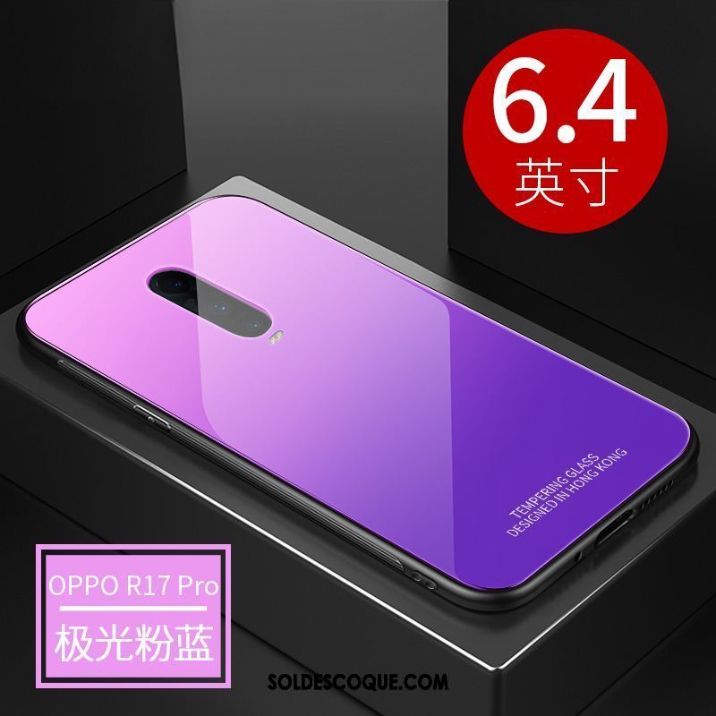 Coque Oppo R17 Pro Protection Créatif Verre Trempé Étui Personnalité France