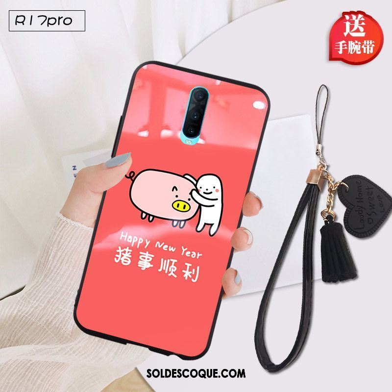 Coque Oppo R17 Pro Verre Trempé Tout Compris Dessin Animé Silicone Téléphone Portable En Ligne