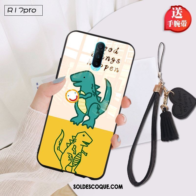 Coque Oppo R17 Pro Verre Trempé Tout Compris Dessin Animé Silicone Téléphone Portable En Ligne