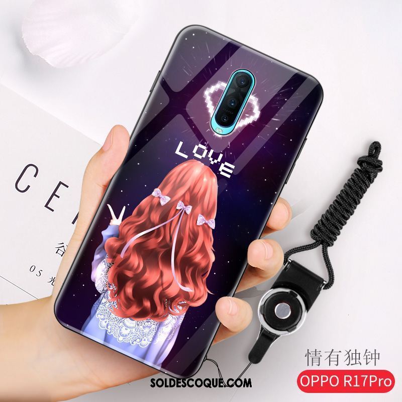 Coque Oppo R17 Pro Violet Tout Compris Fluide Doux Personnalité Nouveau Housse France