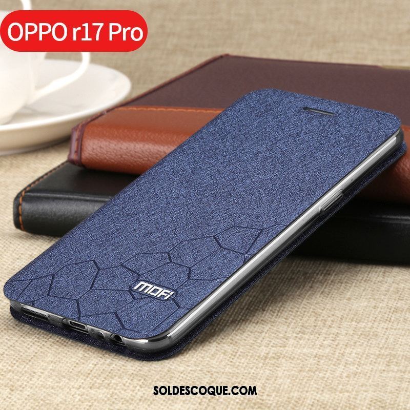 Coque Oppo R17 Pro Étui En Cuir Tout Compris Clamshell Fluide Doux Marque De Tendance France