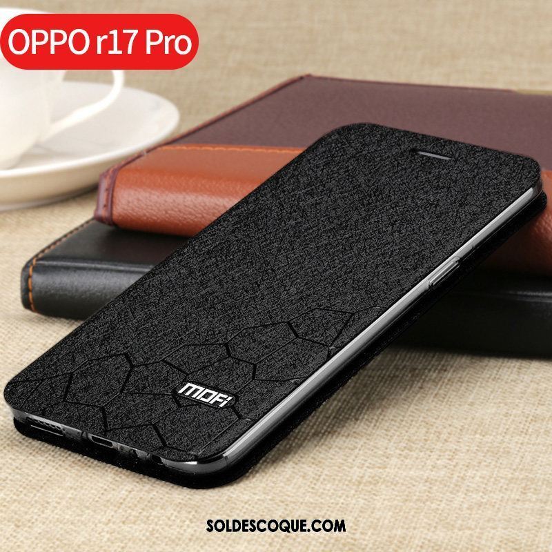 Coque Oppo R17 Pro Étui En Cuir Tout Compris Clamshell Fluide Doux Marque De Tendance France