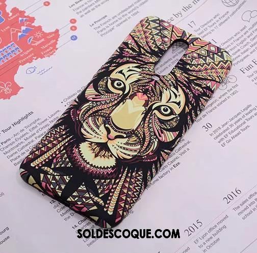 Coque Oppo R17 Pro Étui Fluide Doux Loup Tigre Totem Pas Cher