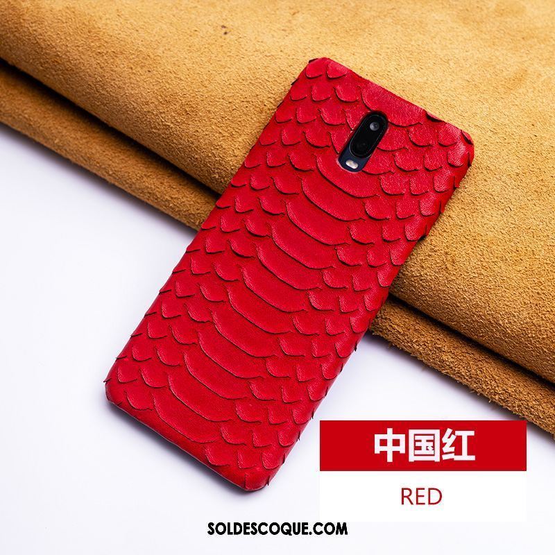 Coque Oppo R17 Protection Cuir Véritable Noir Luxe Mode En Ligne