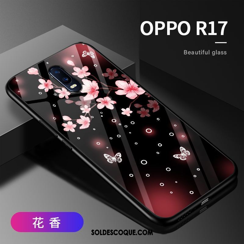 Coque Oppo R17 Protection Incassable Créatif Jaune Silicone Pas Cher