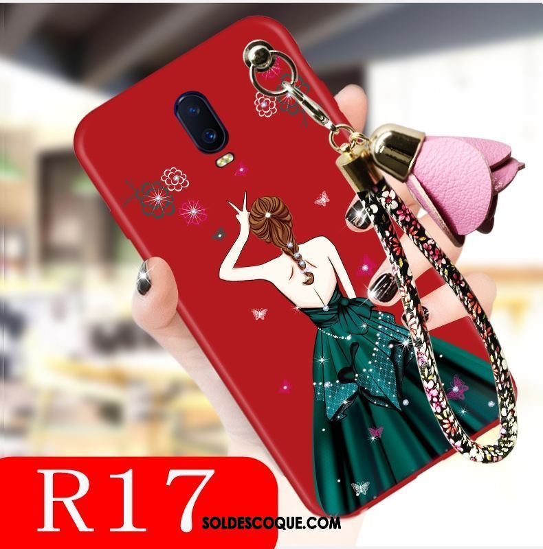 Coque Oppo R17 Protection Tendance Charmant Dessin Animé Fluide Doux Soldes