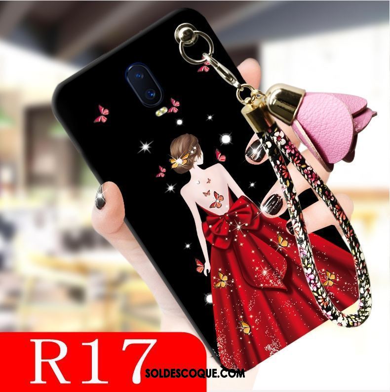 Coque Oppo R17 Protection Tendance Charmant Dessin Animé Fluide Doux Soldes