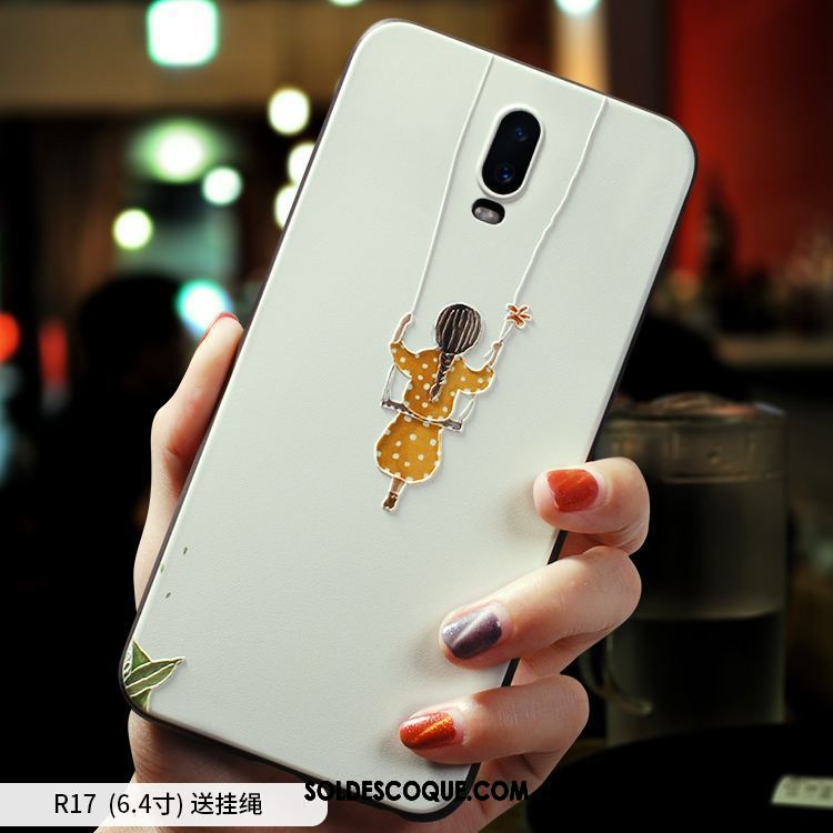 Coque Oppo R17 Silicone Personnalité Dessin Animé Incassable Net Rouge En Ligne