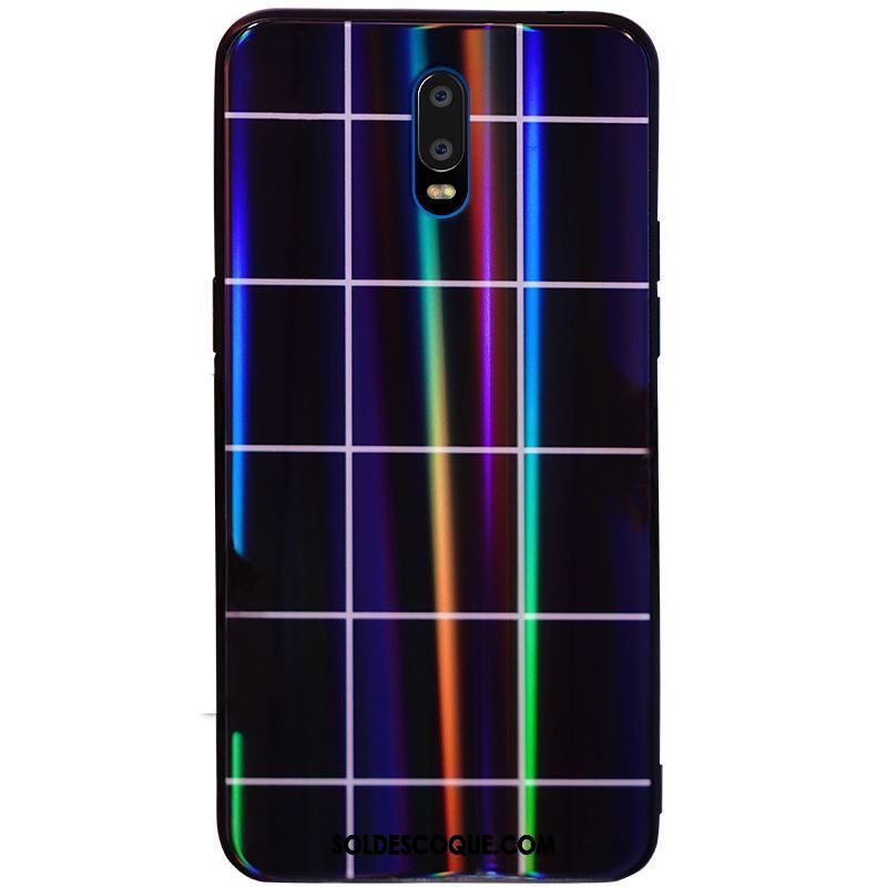 Coque Oppo R17 Silicone Protection Plaid Simple Étui Soldes