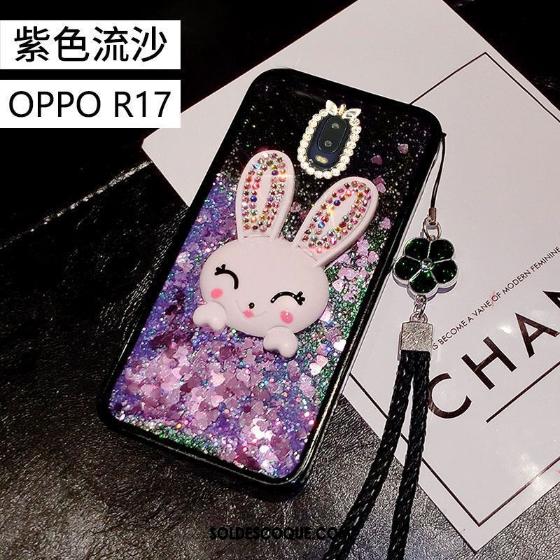 Coque Oppo R17 Vert Personnalité Silicone Tout Compris Charmant En Ligne