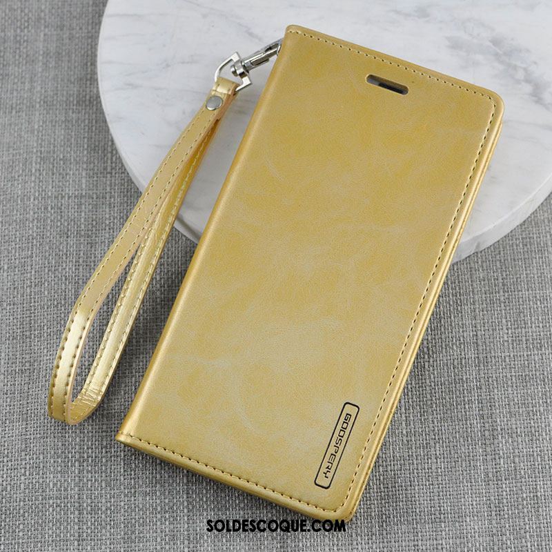 Coque Oppo R17 Étui En Cuir Fluide Doux Protection Étoile Or Pas Cher