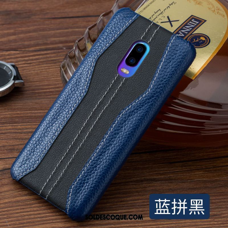 Coque Oppo R17 Étui En Cuir Téléphone Portable Tendance Cuir Véritable Soldes