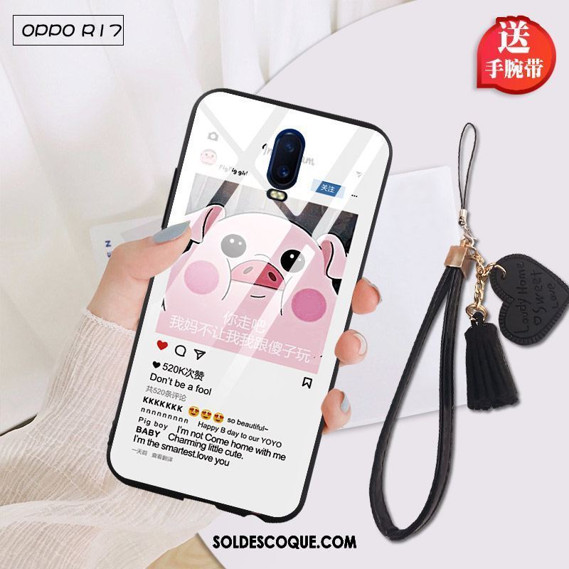 Coque Oppo R17 Étui Protection Créatif Incassable Net Rouge Soldes