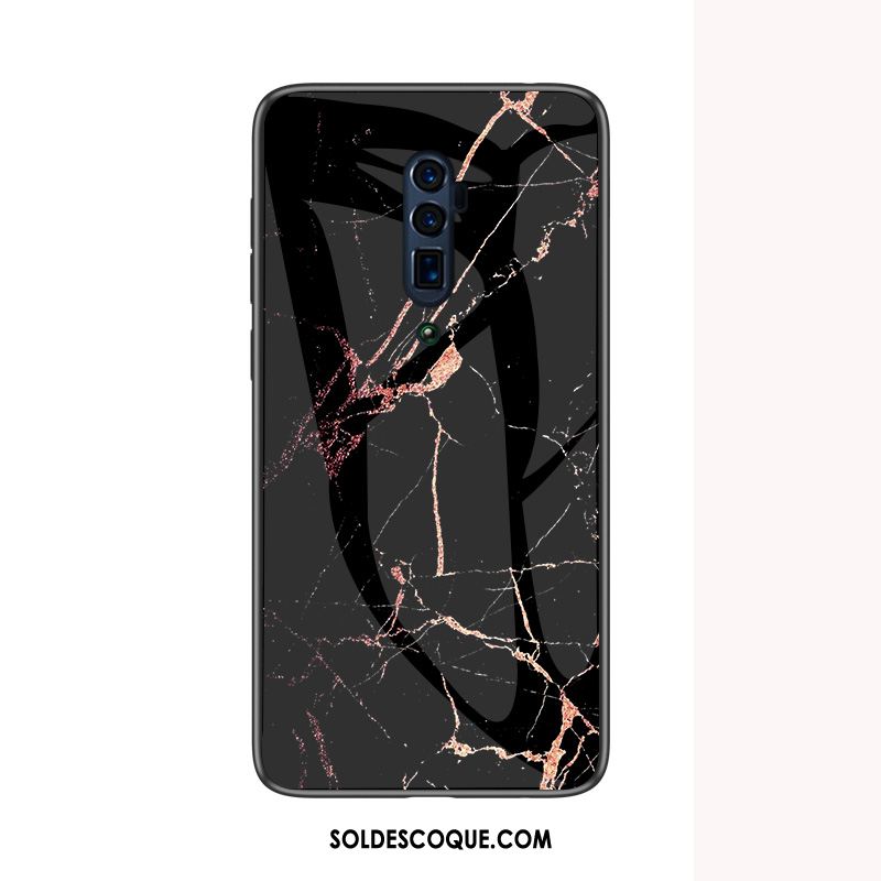 Coque Oppo Reno 10x Zoom Bleu Tout Compris Fluide Doux Verre Trempé Étui Pas Cher