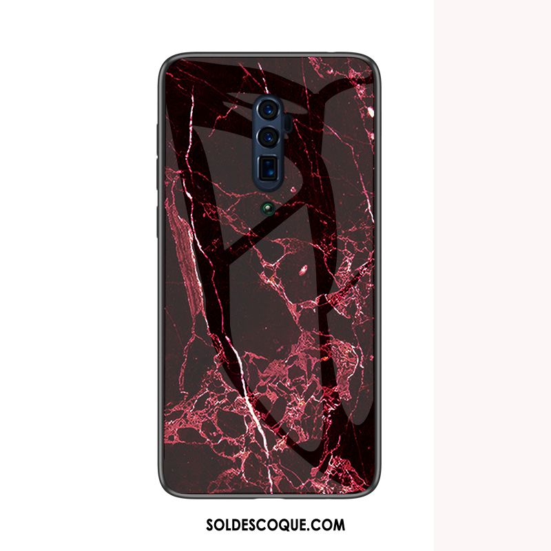 Coque Oppo Reno 10x Zoom Bleu Tout Compris Fluide Doux Verre Trempé Étui Pas Cher