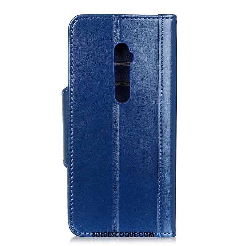 Coque Oppo Reno 10x Zoom Portefeuille Protection Étui En Cuir Rouge Téléphone Portable En Vente