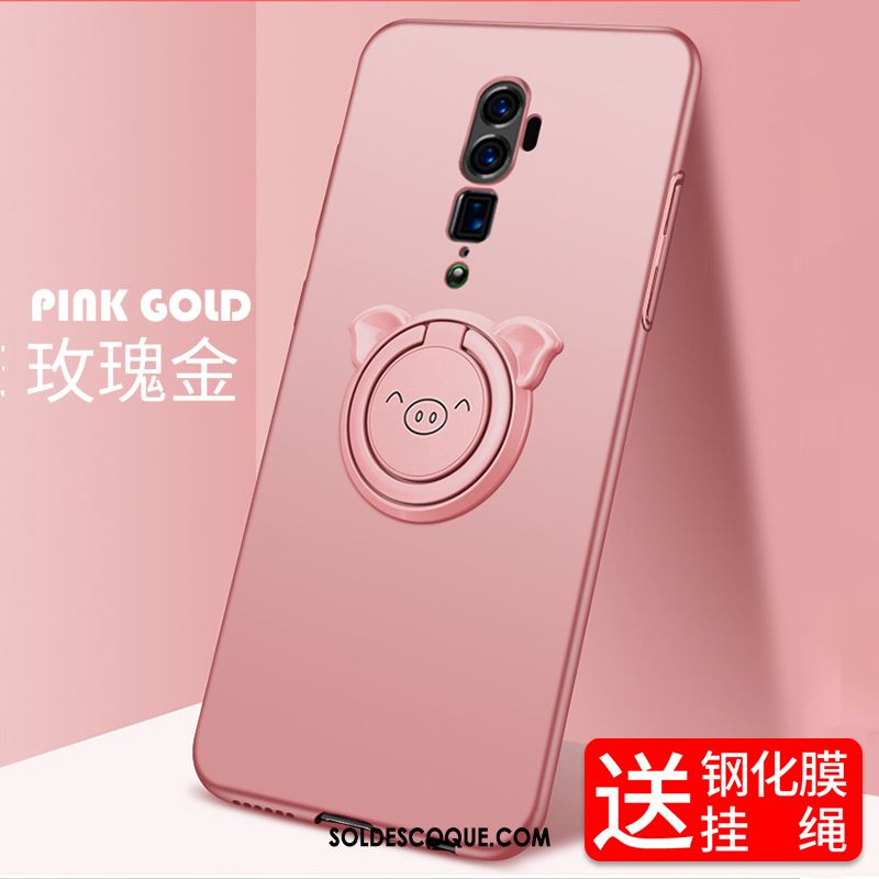 Coque Oppo Reno 10x Zoom Protection Rose Magnétisme Anneau Téléphone Portable Soldes