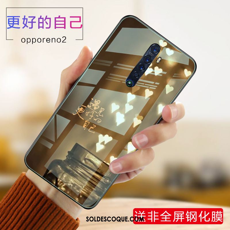 Coque Oppo Reno 2 Nouveau Tempérer Téléphone Portable Étui Silicone En Ligne