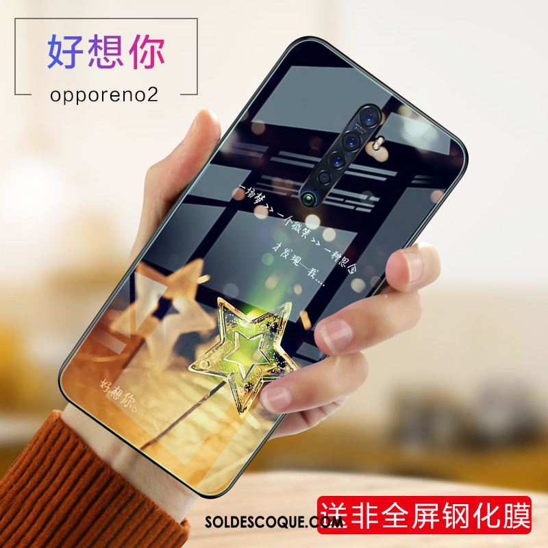 Coque Oppo Reno 2 Nouveau Tempérer Téléphone Portable Étui Silicone En Ligne