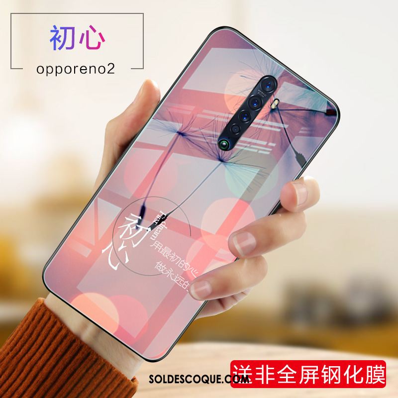 Coque Oppo Reno 2 Nouveau Tempérer Téléphone Portable Étui Silicone En Ligne