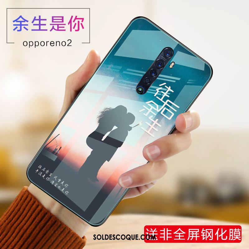 Coque Oppo Reno 2 Nouveau Tempérer Téléphone Portable Étui Silicone En Ligne