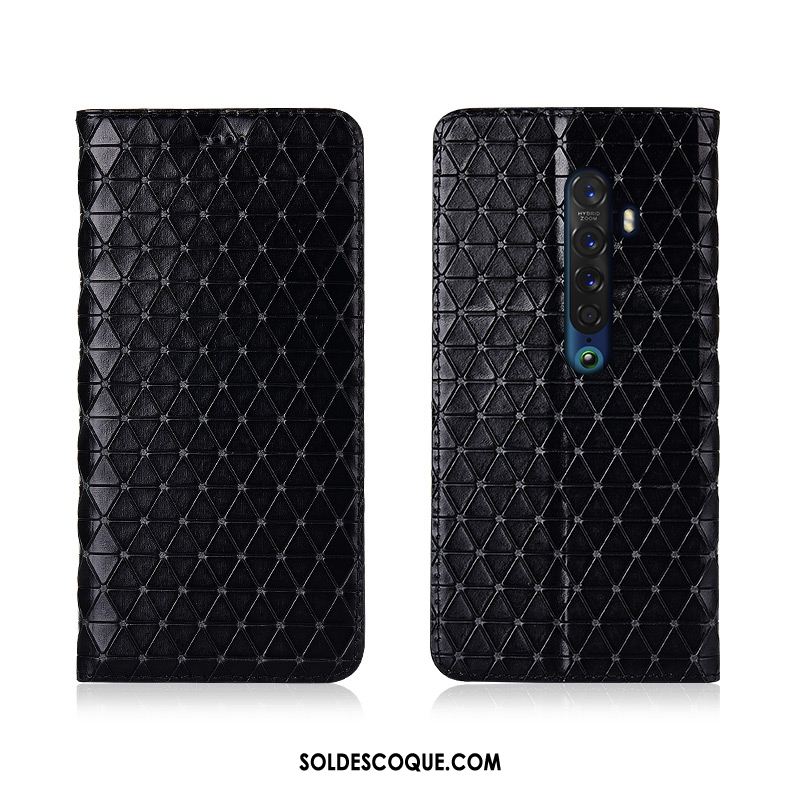 Coque Oppo Reno 2 Plaid Protection Tout Compris Téléphone Portable Noir En Ligne