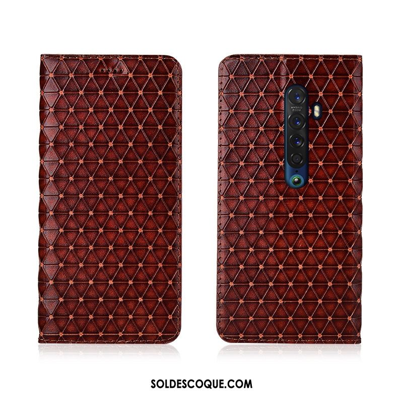 Coque Oppo Reno 2 Plaid Protection Tout Compris Téléphone Portable Noir En Ligne