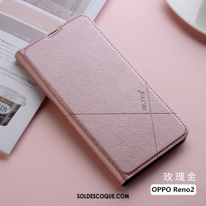 Coque Oppo Reno 2 Z Créatif Protection Fluide Doux Téléphone Portable Noir Pas Cher