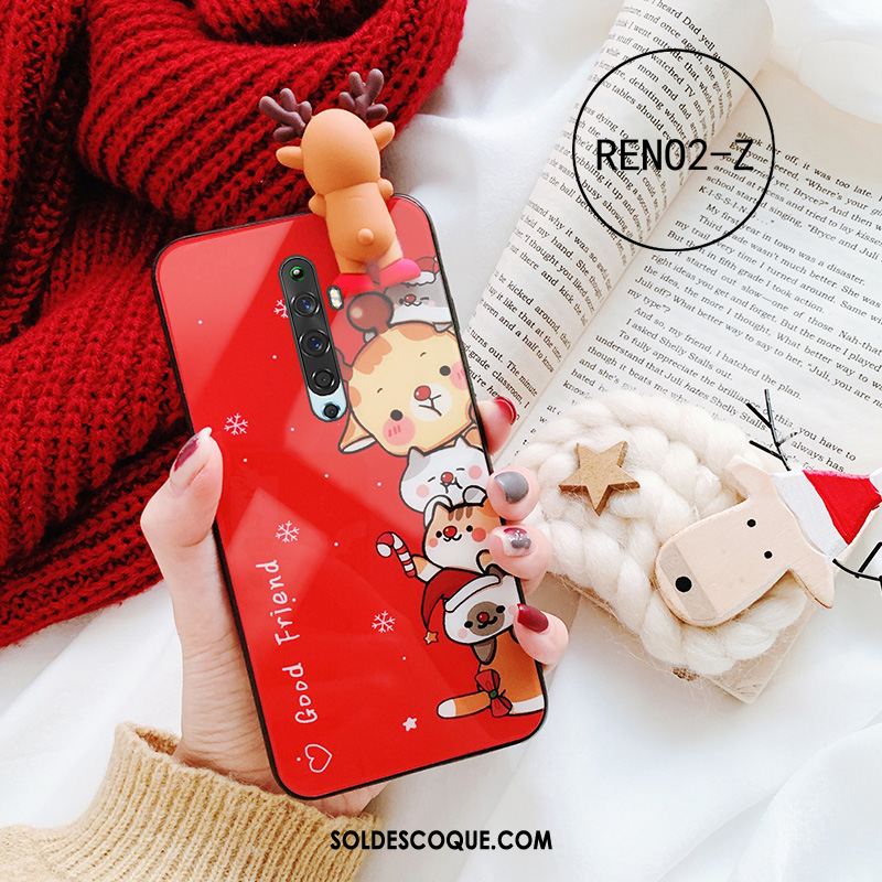 Coque Oppo Reno 2 Z Dessin Animé Cerf Amoureux Nouveau Téléphone Portable Soldes