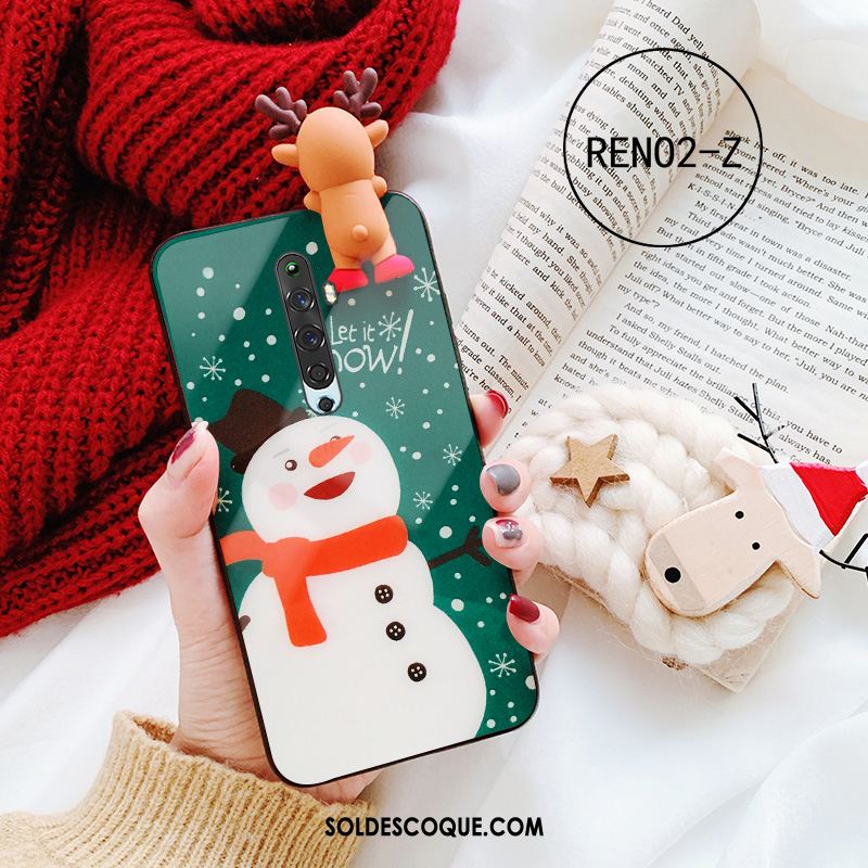 Coque Oppo Reno 2 Z Dessin Animé Cerf Amoureux Nouveau Téléphone Portable Soldes