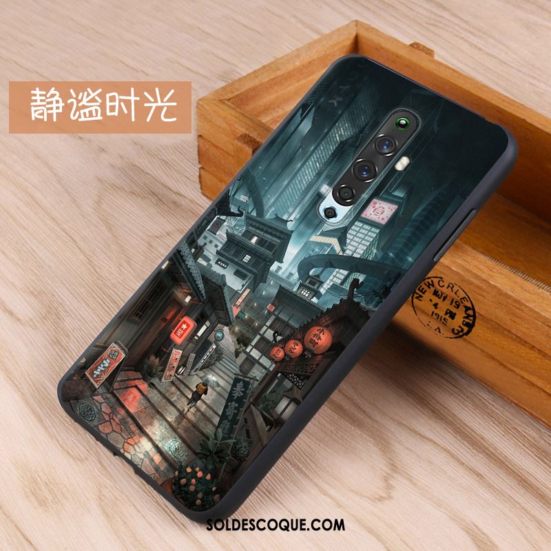 Coque Oppo Reno 2 Z Incassable Silicone Étui Téléphone Portable Membrane Pas Cher