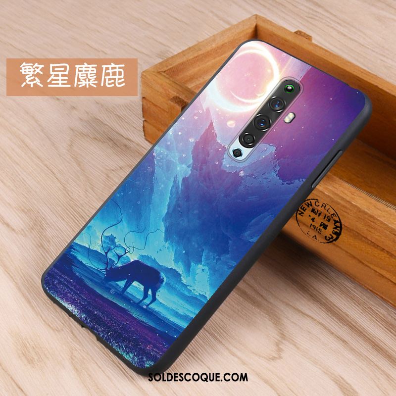 Coque Oppo Reno 2 Z Incassable Silicone Étui Téléphone Portable Membrane Pas Cher