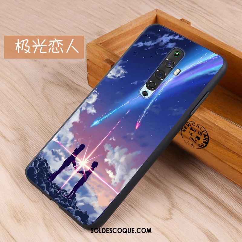 Coque Oppo Reno 2 Z Incassable Silicone Étui Téléphone Portable Membrane Pas Cher