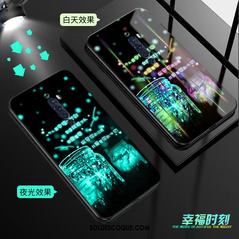 Coque Oppo Reno 2 Z Lumineuses Protection Téléphone Portable Tempérer Membrane En Vente