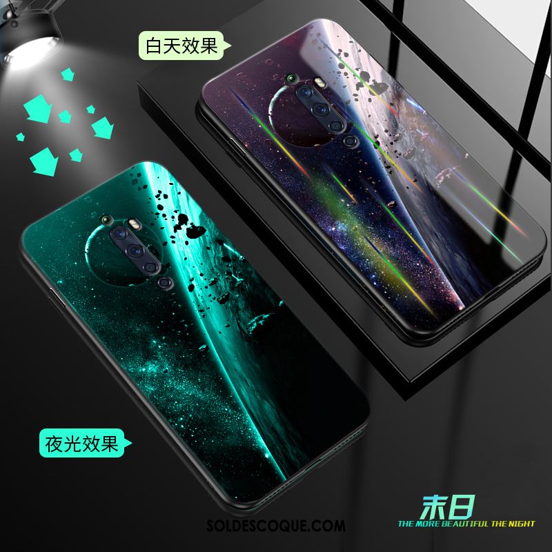 Coque Oppo Reno 2 Z Lumineuses Protection Téléphone Portable Tempérer Membrane En Vente