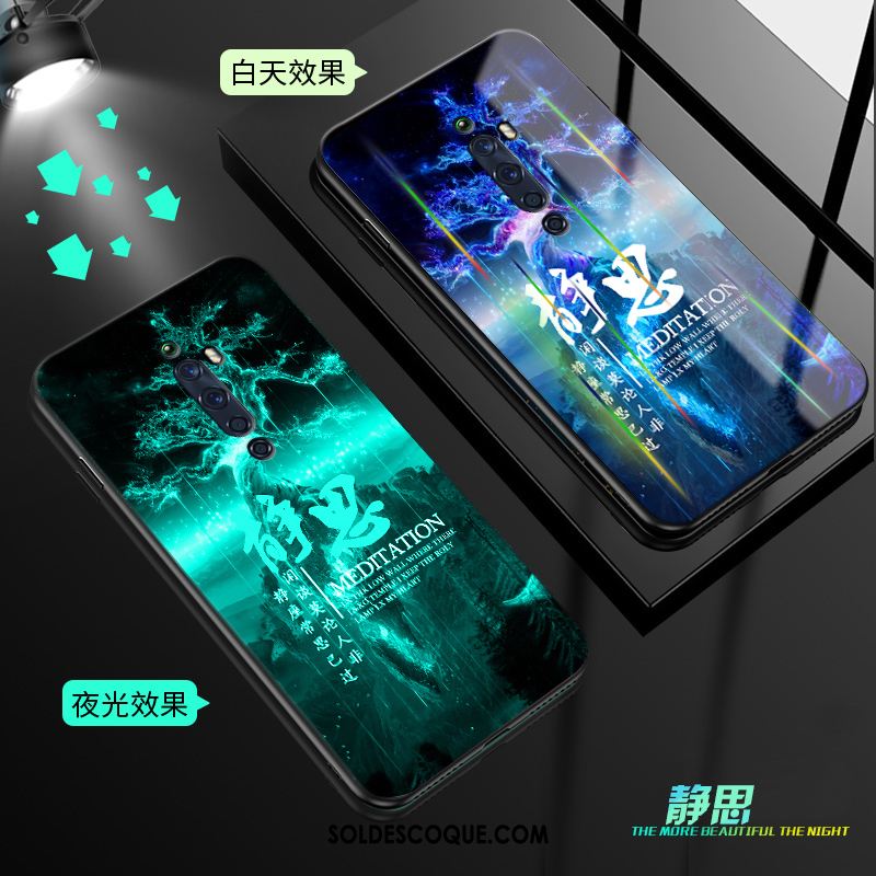 Coque Oppo Reno 2 Z Lumineuses Protection Téléphone Portable Tempérer Membrane En Vente