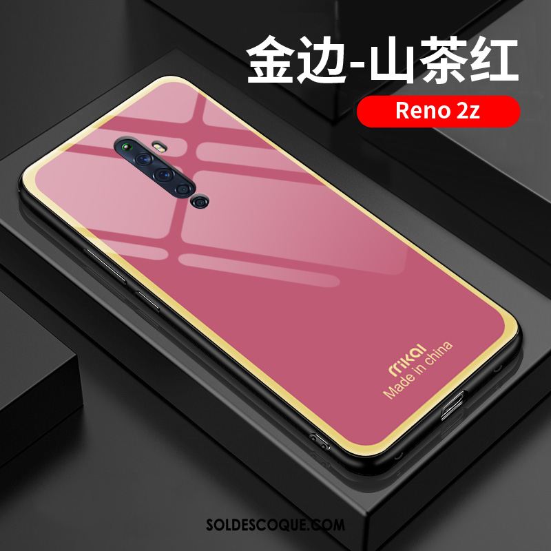 Coque Oppo Reno 2 Z Personnalité Téléphone Portable Membrane Bleu Créatif Pas Cher