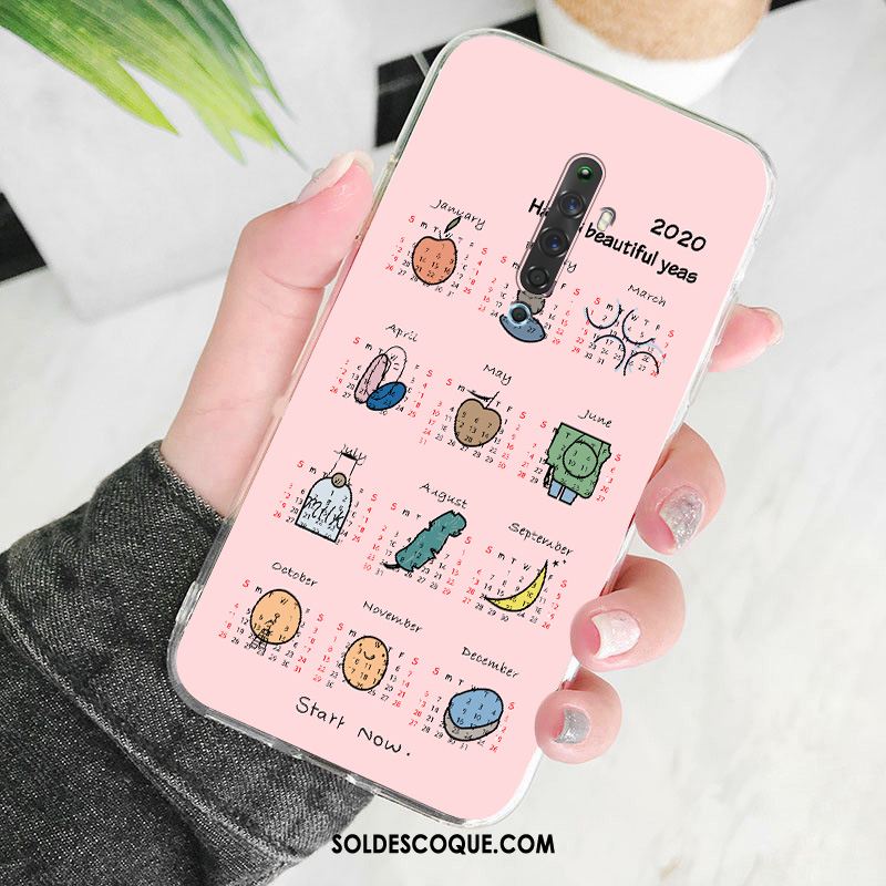 Coque Oppo Reno 2 Z Transparent Beau Fluide Doux Amoureux Marque De Tendance France