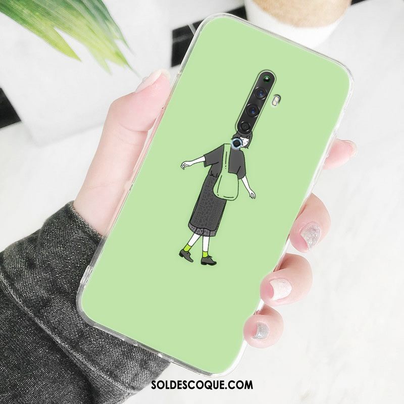 Coque Oppo Reno 2 Z Transparent Beau Fluide Doux Amoureux Marque De Tendance France