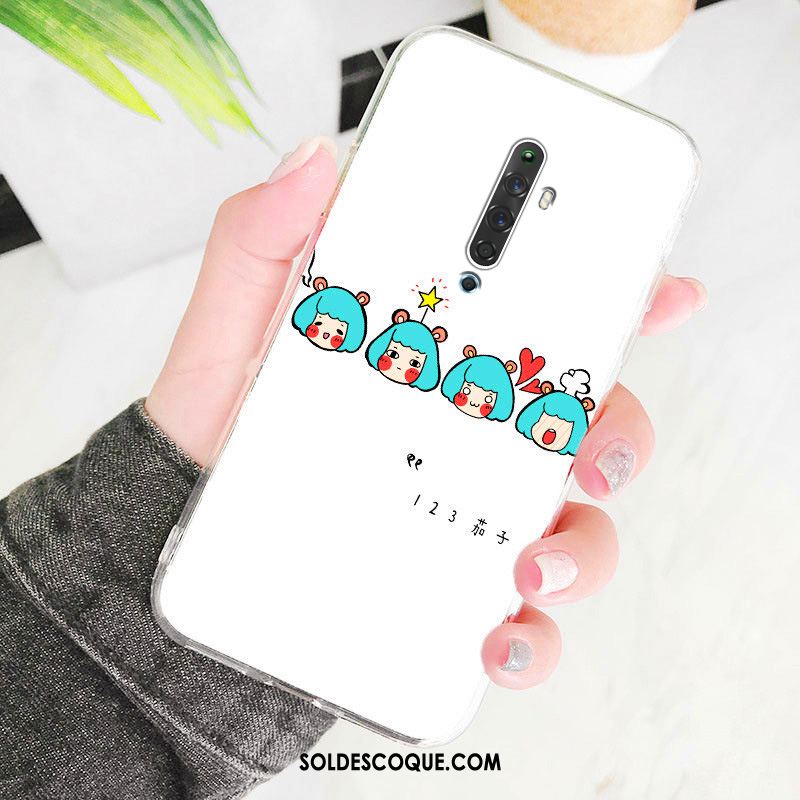 Coque Oppo Reno 2 Z Transparent Beau Fluide Doux Amoureux Marque De Tendance France