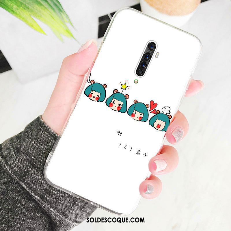 Coque Oppo Reno 2 Z Transparent Beau Fluide Doux Amoureux Marque De Tendance France