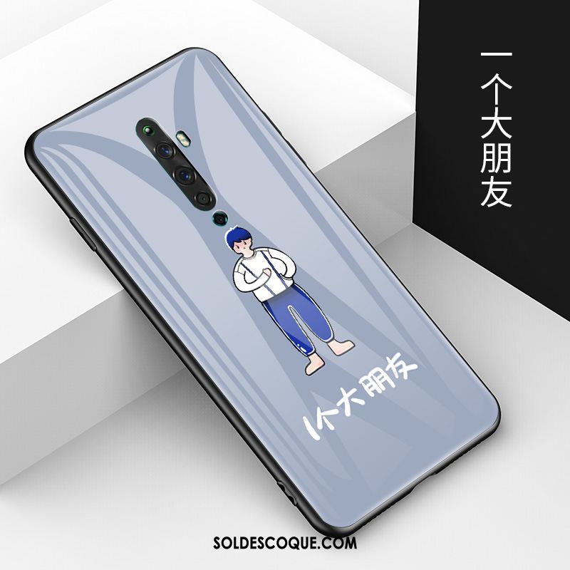 Coque Oppo Reno 2 Z Verre Trempé Étui Marque De Tendance Protection Tout Compris France